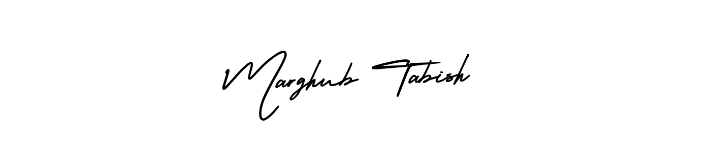 Check out images of Autograph of Marghub Tabish name. Actor Marghub Tabish Signature Style. AmerikaSignatureDemo-Regular is a professional sign style online. Marghub Tabish signature style 3 images and pictures png