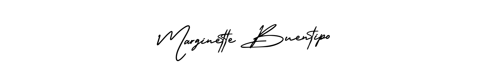 Marginette Buentipo stylish signature style. Best Handwritten Sign (AmerikaSignatureDemo-Regular) for my name. Handwritten Signature Collection Ideas for my name Marginette Buentipo. Marginette Buentipo signature style 3 images and pictures png