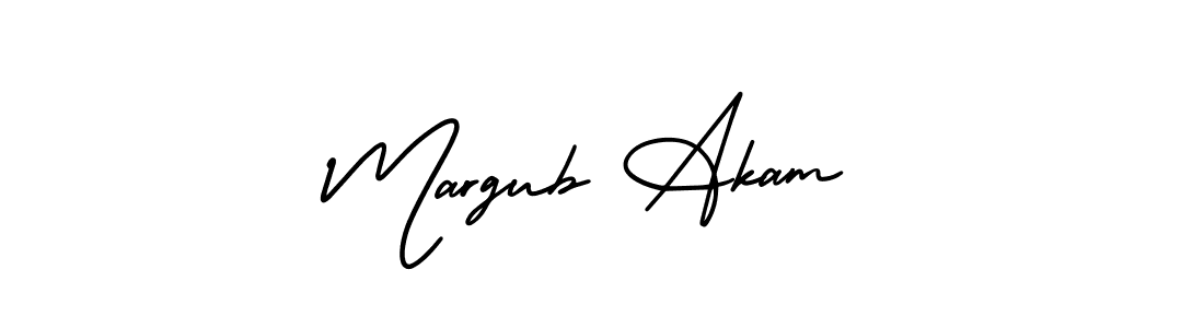 Similarly AmerikaSignatureDemo-Regular is the best handwritten signature design. Signature creator online .You can use it as an online autograph creator for name Margub Akam. Margub Akam signature style 3 images and pictures png