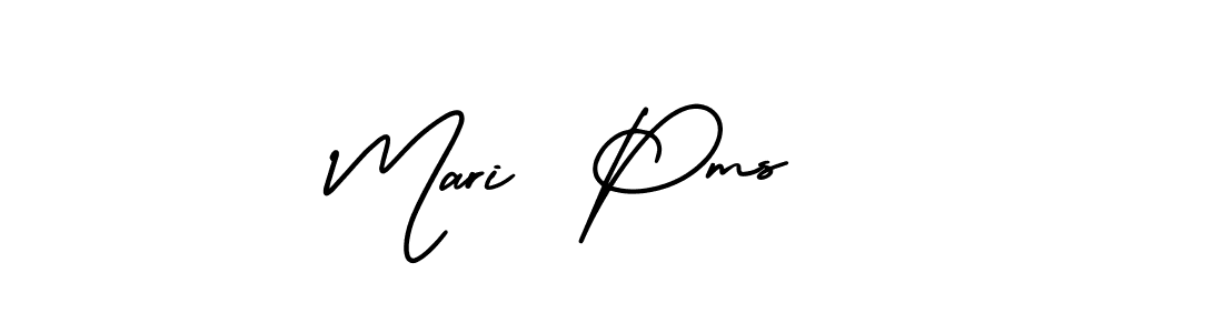 How to Draw Mari  Pms   signature style? AmerikaSignatureDemo-Regular is a latest design signature styles for name Mari  Pms  . Mari  Pms   signature style 3 images and pictures png