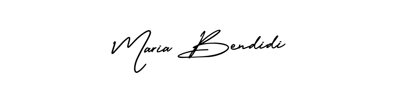 Use a signature maker to create a handwritten signature online. With this signature software, you can design (AmerikaSignatureDemo-Regular) your own signature for name Maria Bendidi. Maria Bendidi signature style 3 images and pictures png