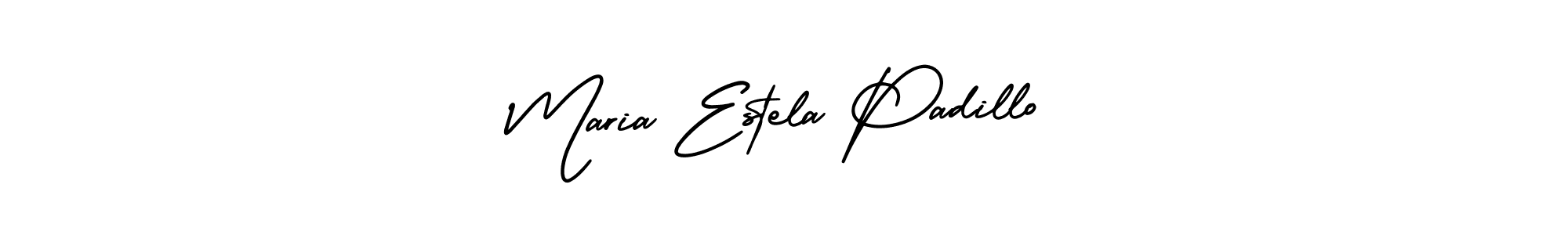 Similarly AmerikaSignatureDemo-Regular is the best handwritten signature design. Signature creator online .You can use it as an online autograph creator for name Maria Estela Padillo. Maria Estela Padillo signature style 3 images and pictures png