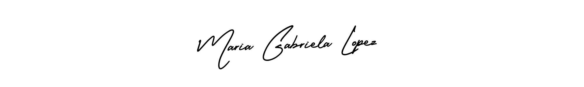 AmerikaSignatureDemo-Regular is a professional signature style that is perfect for those who want to add a touch of class to their signature. It is also a great choice for those who want to make their signature more unique. Get Maria Gabriela Lopez name to fancy signature for free. Maria Gabriela Lopez signature style 3 images and pictures png