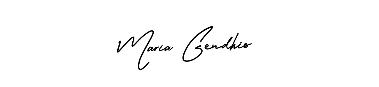 Make a beautiful signature design for name Maria Gendhis. With this signature (AmerikaSignatureDemo-Regular) style, you can create a handwritten signature for free. Maria Gendhis signature style 3 images and pictures png