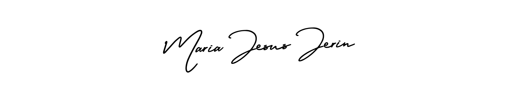 Check out images of Autograph of Maria Jesus Jerin name. Actor Maria Jesus Jerin Signature Style. AmerikaSignatureDemo-Regular is a professional sign style online. Maria Jesus Jerin signature style 3 images and pictures png