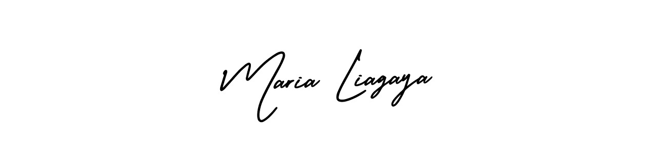 Best and Professional Signature Style for Maria Liagaya. AmerikaSignatureDemo-Regular Best Signature Style Collection. Maria Liagaya signature style 3 images and pictures png