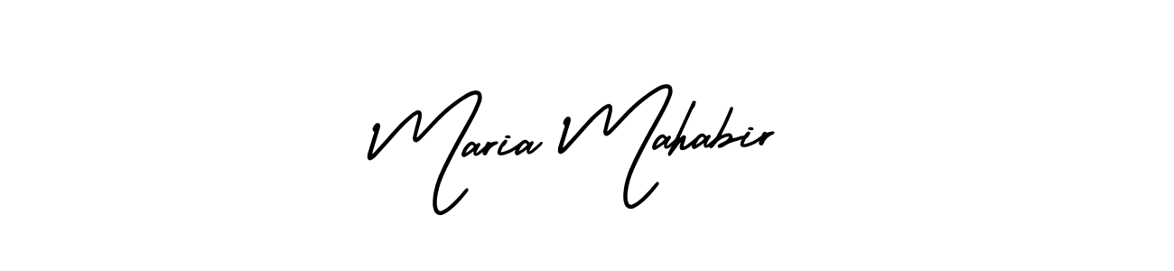 How to Draw Maria Mahabir signature style? AmerikaSignatureDemo-Regular is a latest design signature styles for name Maria Mahabir. Maria Mahabir signature style 3 images and pictures png