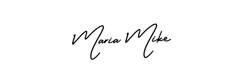 Also we have Maria Mike name is the best signature style. Create professional handwritten signature collection using AmerikaSignatureDemo-Regular autograph style. Maria Mike signature style 3 images and pictures png