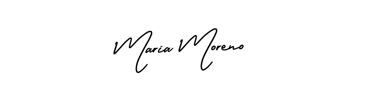 Best and Professional Signature Style for Maria Moreno. AmerikaSignatureDemo-Regular Best Signature Style Collection. Maria Moreno signature style 3 images and pictures png