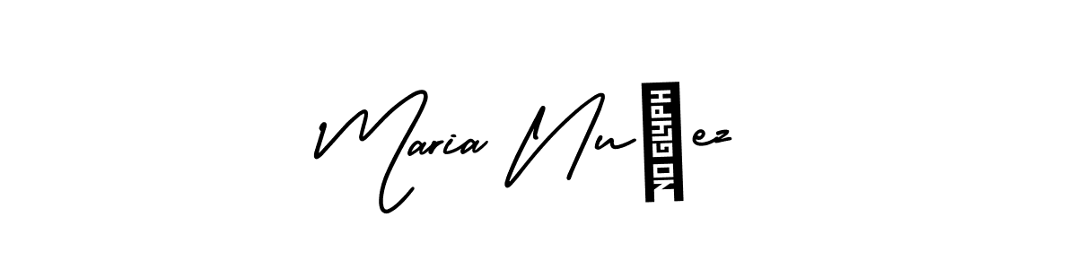 How to make Maria NuÑez signature? AmerikaSignatureDemo-Regular is a professional autograph style. Create handwritten signature for Maria NuÑez name. Maria NuÑez signature style 3 images and pictures png