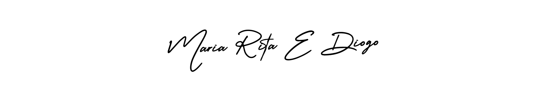 Best and Professional Signature Style for Maria Rita E Diogo. AmerikaSignatureDemo-Regular Best Signature Style Collection. Maria Rita E Diogo signature style 3 images and pictures png