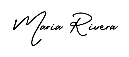 Stand out with a creative autograph for Maria Rivera. The AmerikaSignatureDemo-Regular styling blends modern aesthetics with classic signature flourishes. Maria Rivera signature style 3 images and pictures png