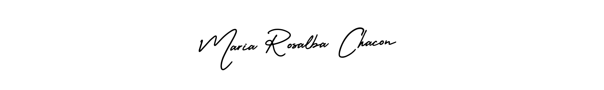 Design your own signature with our free online signature maker. With this signature software, you can create a handwritten (AmerikaSignatureDemo-Regular) signature for name Maria Rosalba Chacon. Maria Rosalba Chacon signature style 3 images and pictures png