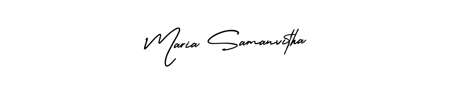You can use this online signature creator to create a handwritten signature for the name Maria Samanvitha. This is the best online autograph maker. Maria Samanvitha signature style 3 images and pictures png
