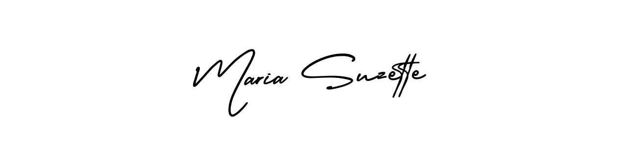 Best and Professional Signature Style for Maria Suzette. AmerikaSignatureDemo-Regular Best Signature Style Collection. Maria Suzette signature style 3 images and pictures png