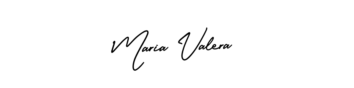 It looks lik you need a new signature style for name Maria Valera. Design unique handwritten (AmerikaSignatureDemo-Regular) signature with our free signature maker in just a few clicks. Maria Valera signature style 3 images and pictures png