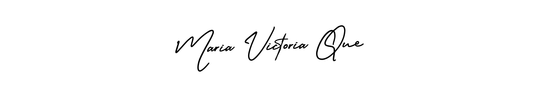 Make a beautiful signature design for name Maria Victoria Que. With this signature (AmerikaSignatureDemo-Regular) style, you can create a handwritten signature for free. Maria Victoria Que signature style 3 images and pictures png
