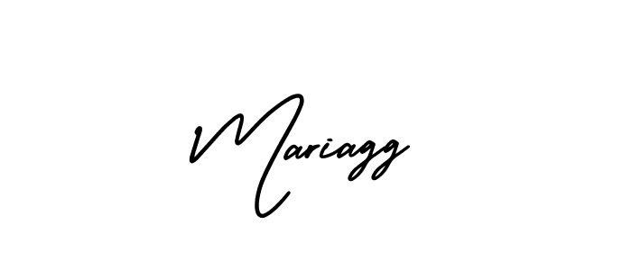 Design your own signature with our free online signature maker. With this signature software, you can create a handwritten (AmerikaSignatureDemo-Regular) signature for name Mariagg. Mariagg signature style 3 images and pictures png