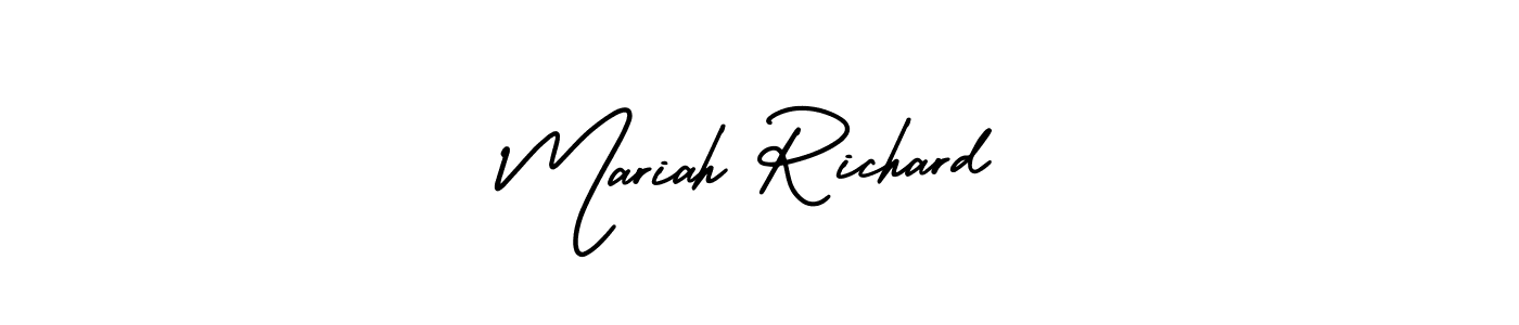 How to make Mariah Richard signature? AmerikaSignatureDemo-Regular is a professional autograph style. Create handwritten signature for Mariah Richard name. Mariah Richard signature style 3 images and pictures png