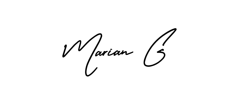Make a beautiful signature design for name Marian G. Use this online signature maker to create a handwritten signature for free. Marian G signature style 3 images and pictures png