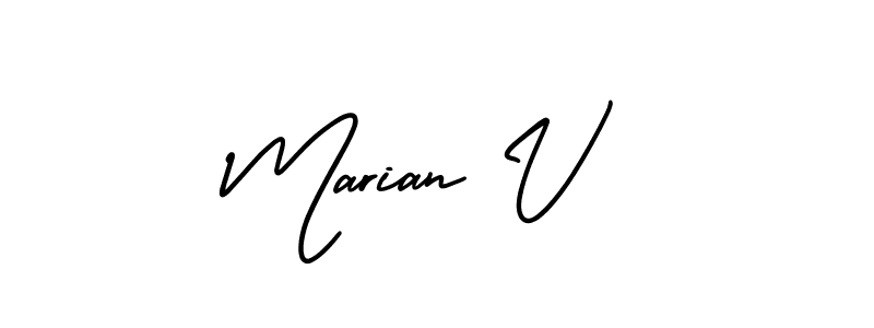 This is the best signature style for the Marian V name. Also you like these signature font (AmerikaSignatureDemo-Regular). Mix name signature. Marian V signature style 3 images and pictures png