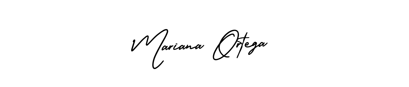 Design your own signature with our free online signature maker. With this signature software, you can create a handwritten (AmerikaSignatureDemo-Regular) signature for name Mariana Ortega. Mariana Ortega signature style 3 images and pictures png