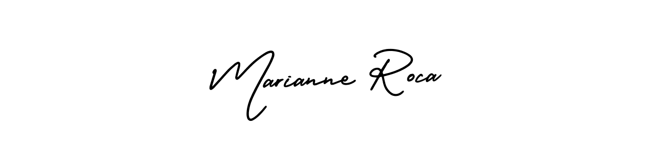 Check out images of Autograph of Marianne Roca name. Actor Marianne Roca Signature Style. AmerikaSignatureDemo-Regular is a professional sign style online. Marianne Roca signature style 3 images and pictures png
