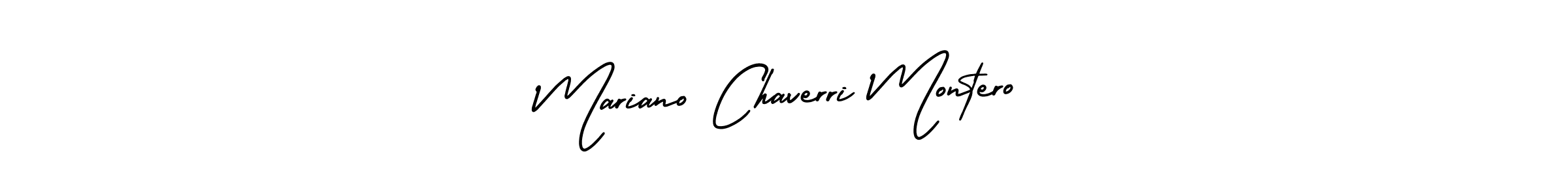 Make a short Mariano Chaverri Montero signature style. Manage your documents anywhere anytime using AmerikaSignatureDemo-Regular. Create and add eSignatures, submit forms, share and send files easily. Mariano Chaverri Montero signature style 3 images and pictures png