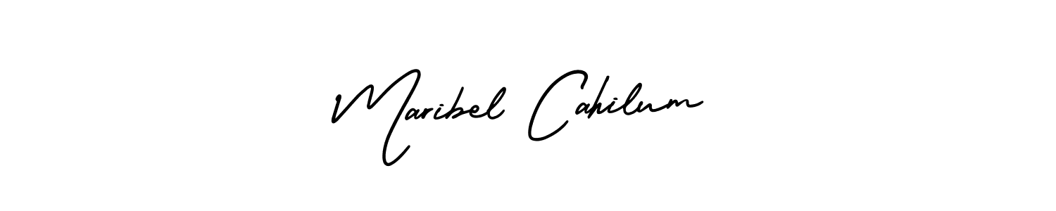 How to Draw Maribel Cahilum signature style? AmerikaSignatureDemo-Regular is a latest design signature styles for name Maribel Cahilum. Maribel Cahilum signature style 3 images and pictures png