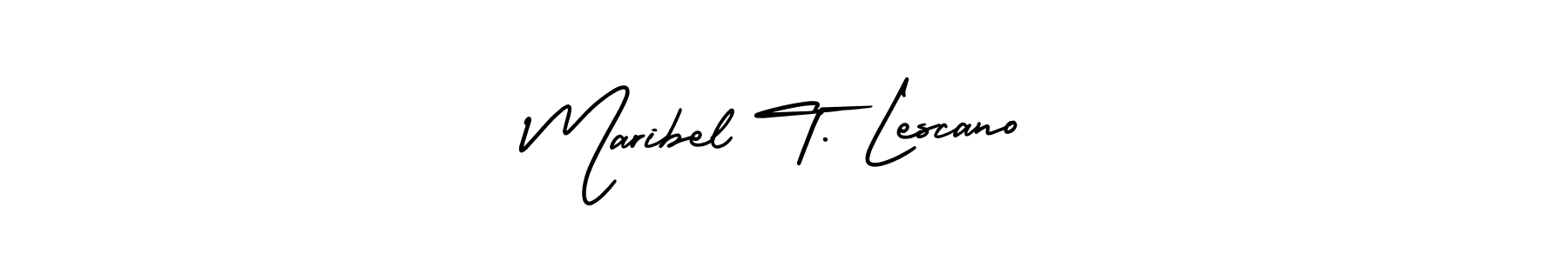 This is the best signature style for the Maribel T. Lescano name. Also you like these signature font (AmerikaSignatureDemo-Regular). Mix name signature. Maribel T. Lescano signature style 3 images and pictures png