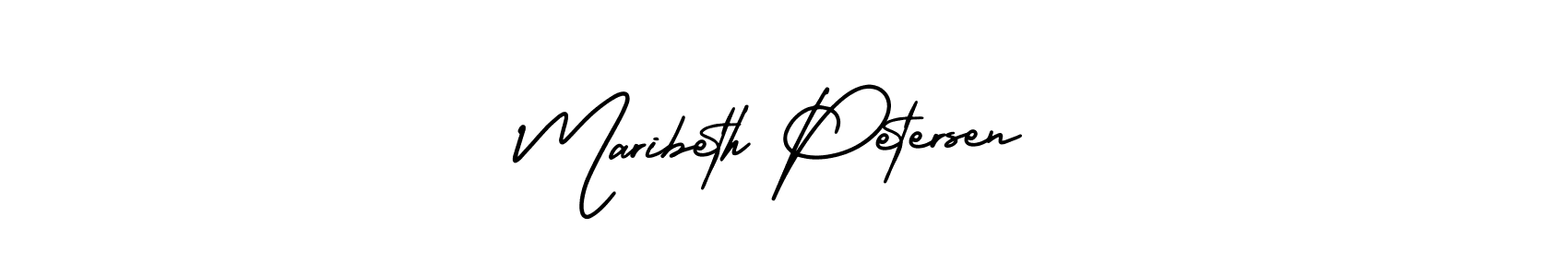 Make a beautiful signature design for name Maribeth Petersen. With this signature (AmerikaSignatureDemo-Regular) style, you can create a handwritten signature for free. Maribeth Petersen signature style 3 images and pictures png