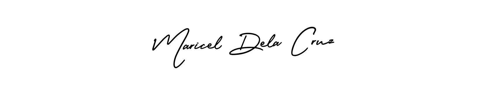 Design your own signature with our free online signature maker. With this signature software, you can create a handwritten (AmerikaSignatureDemo-Regular) signature for name Maricel Dela Cruz. Maricel Dela Cruz signature style 3 images and pictures png