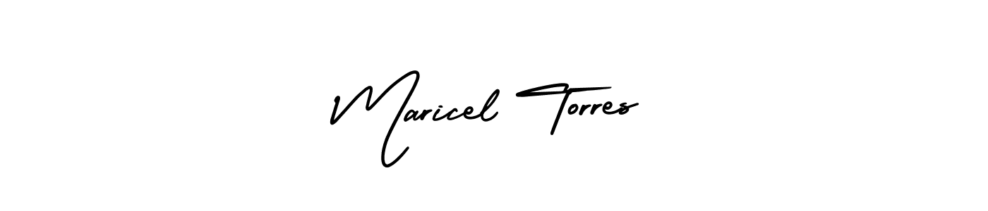 It looks lik you need a new signature style for name Maricel Torres. Design unique handwritten (AmerikaSignatureDemo-Regular) signature with our free signature maker in just a few clicks. Maricel Torres signature style 3 images and pictures png