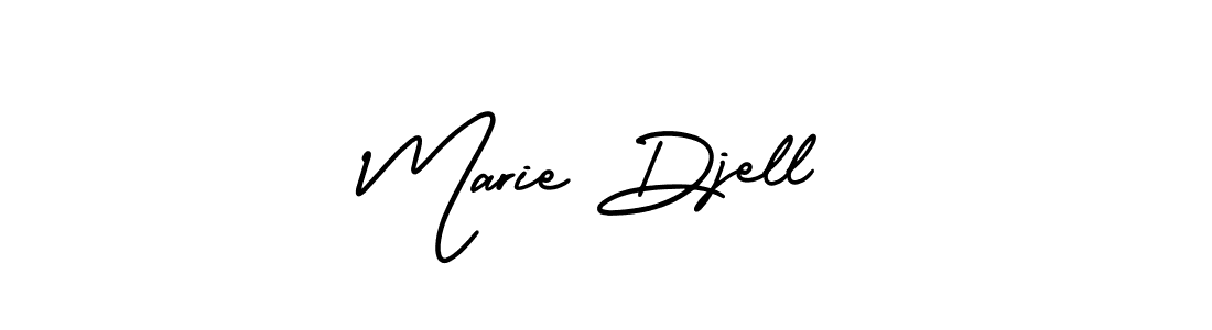 Design your own signature with our free online signature maker. With this signature software, you can create a handwritten (AmerikaSignatureDemo-Regular) signature for name Marie Djell. Marie Djell signature style 3 images and pictures png