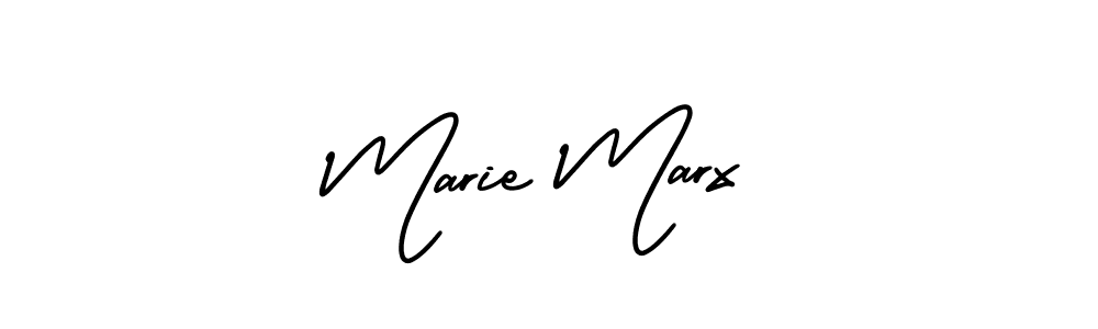 Marie Marx stylish signature style. Best Handwritten Sign (AmerikaSignatureDemo-Regular) for my name. Handwritten Signature Collection Ideas for my name Marie Marx. Marie Marx signature style 3 images and pictures png