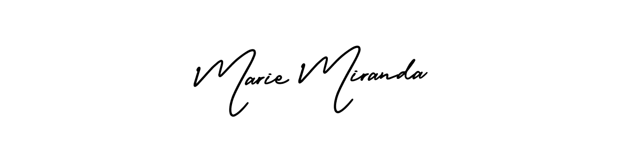 It looks lik you need a new signature style for name Marie Miranda. Design unique handwritten (AmerikaSignatureDemo-Regular) signature with our free signature maker in just a few clicks. Marie Miranda signature style 3 images and pictures png