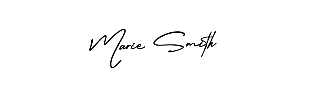 Use a signature maker to create a handwritten signature online. With this signature software, you can design (AmerikaSignatureDemo-Regular) your own signature for name Marie Smith. Marie Smith signature style 3 images and pictures png