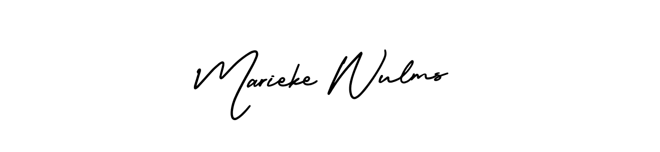 Create a beautiful signature design for name Marieke Wulms. With this signature (AmerikaSignatureDemo-Regular) fonts, you can make a handwritten signature for free. Marieke Wulms signature style 3 images and pictures png