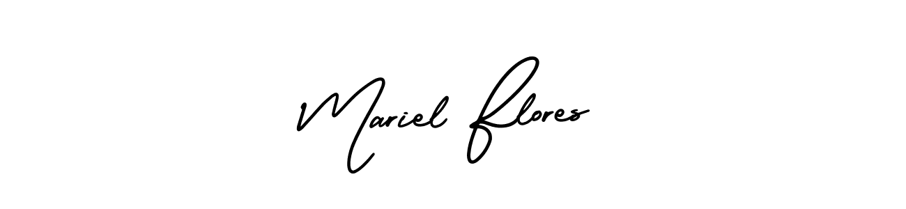 Make a beautiful signature design for name Mariel Flores. Use this online signature maker to create a handwritten signature for free. Mariel Flores signature style 3 images and pictures png