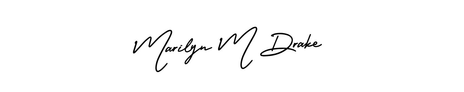 Also we have Marilyn M Drake name is the best signature style. Create professional handwritten signature collection using AmerikaSignatureDemo-Regular autograph style. Marilyn M Drake signature style 3 images and pictures png