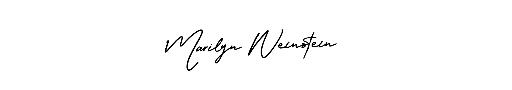 Marilyn Weinstein stylish signature style. Best Handwritten Sign (AmerikaSignatureDemo-Regular) for my name. Handwritten Signature Collection Ideas for my name Marilyn Weinstein. Marilyn Weinstein signature style 3 images and pictures png