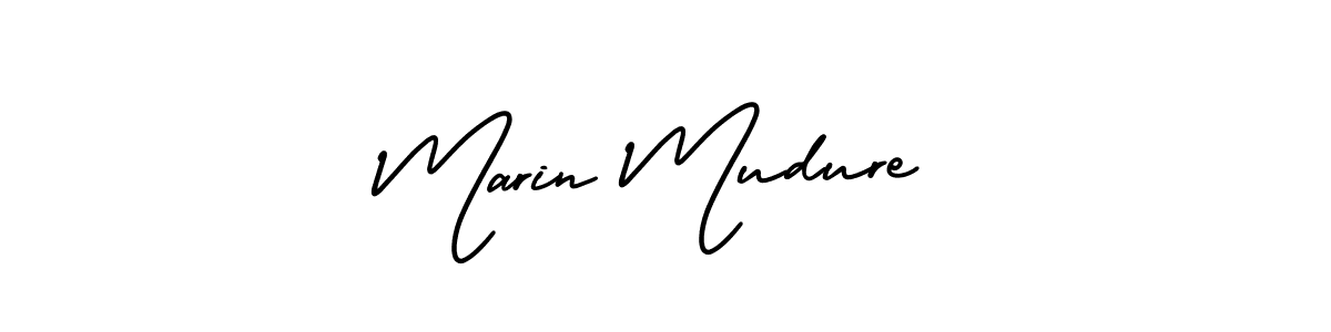 It looks lik you need a new signature style for name Marin Mudure. Design unique handwritten (AmerikaSignatureDemo-Regular) signature with our free signature maker in just a few clicks. Marin Mudure signature style 3 images and pictures png