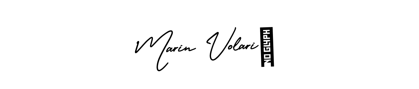 How to make Marin Volarić name signature. Use AmerikaSignatureDemo-Regular style for creating short signs online. This is the latest handwritten sign. Marin Volarić signature style 3 images and pictures png