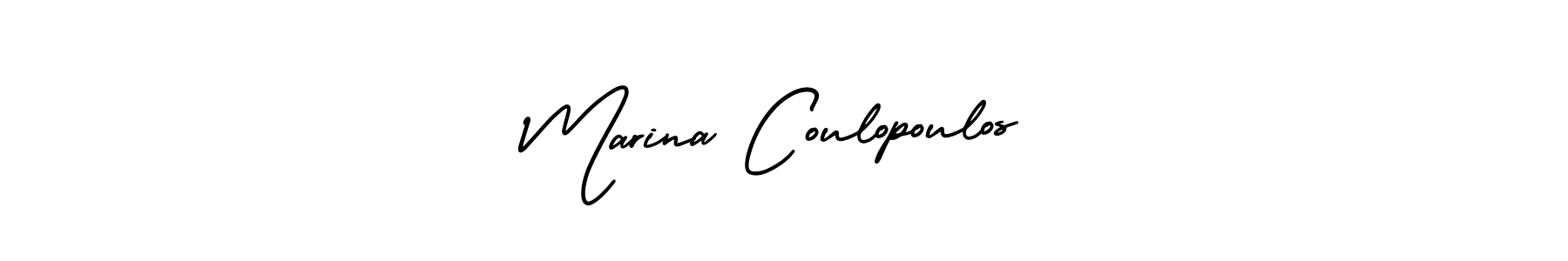 Similarly AmerikaSignatureDemo-Regular is the best handwritten signature design. Signature creator online .You can use it as an online autograph creator for name Marina Coulopoulos. Marina Coulopoulos signature style 3 images and pictures png