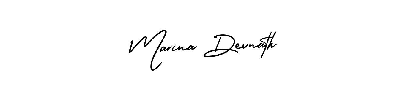 How to Draw Marina Devnath signature style? AmerikaSignatureDemo-Regular is a latest design signature styles for name Marina Devnath. Marina Devnath signature style 3 images and pictures png