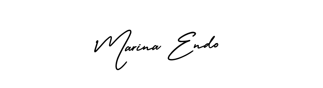You should practise on your own different ways (AmerikaSignatureDemo-Regular) to write your name (Marina Endo) in signature. don't let someone else do it for you. Marina Endo signature style 3 images and pictures png