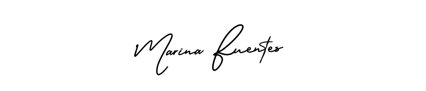 Make a beautiful signature design for name Marina Fuentes. Use this online signature maker to create a handwritten signature for free. Marina Fuentes signature style 3 images and pictures png