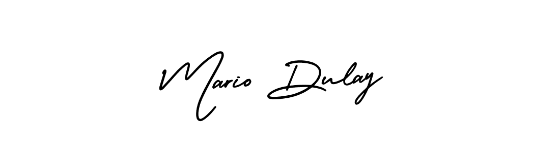 Create a beautiful signature design for name Mario Dulay. With this signature (AmerikaSignatureDemo-Regular) fonts, you can make a handwritten signature for free. Mario Dulay signature style 3 images and pictures png