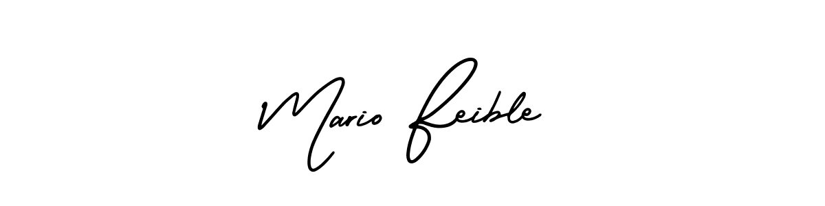 How to make Mario Feible signature? AmerikaSignatureDemo-Regular is a professional autograph style. Create handwritten signature for Mario Feible name. Mario Feible signature style 3 images and pictures png