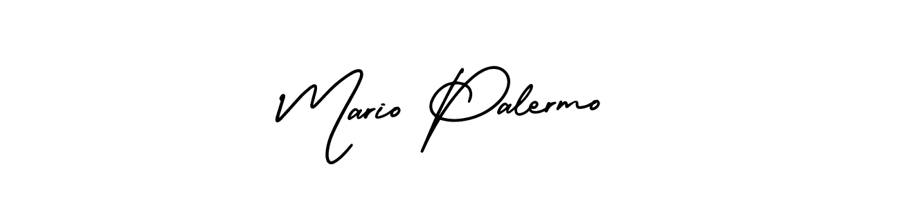 if you are searching for the best signature style for your name Mario Palermo. so please give up your signature search. here we have designed multiple signature styles  using AmerikaSignatureDemo-Regular. Mario Palermo signature style 3 images and pictures png